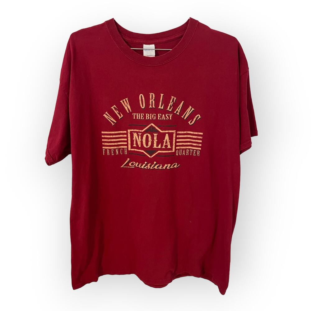 Gildan New Orleans Graphic Tee Sz XL EUC